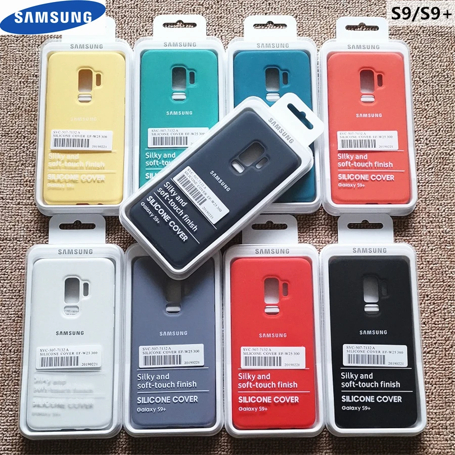 

Samsung Galaxy S9 Plus Case Silky Soft-touch Liquid Silicone Original Style Shell Cover for Galaxy S9 S9+ Plus Full Protective