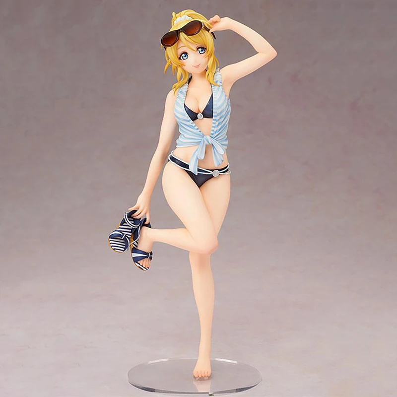 23 см аниме LoveLive! Купальник Eli Ayase Ver. Экшн фигурки из ПВХ сексуальной девушки