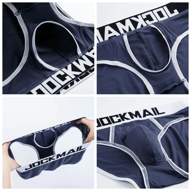 Jockmail Мужское нижнее белье для большого пениса уход за мошонкой U Выпуклое