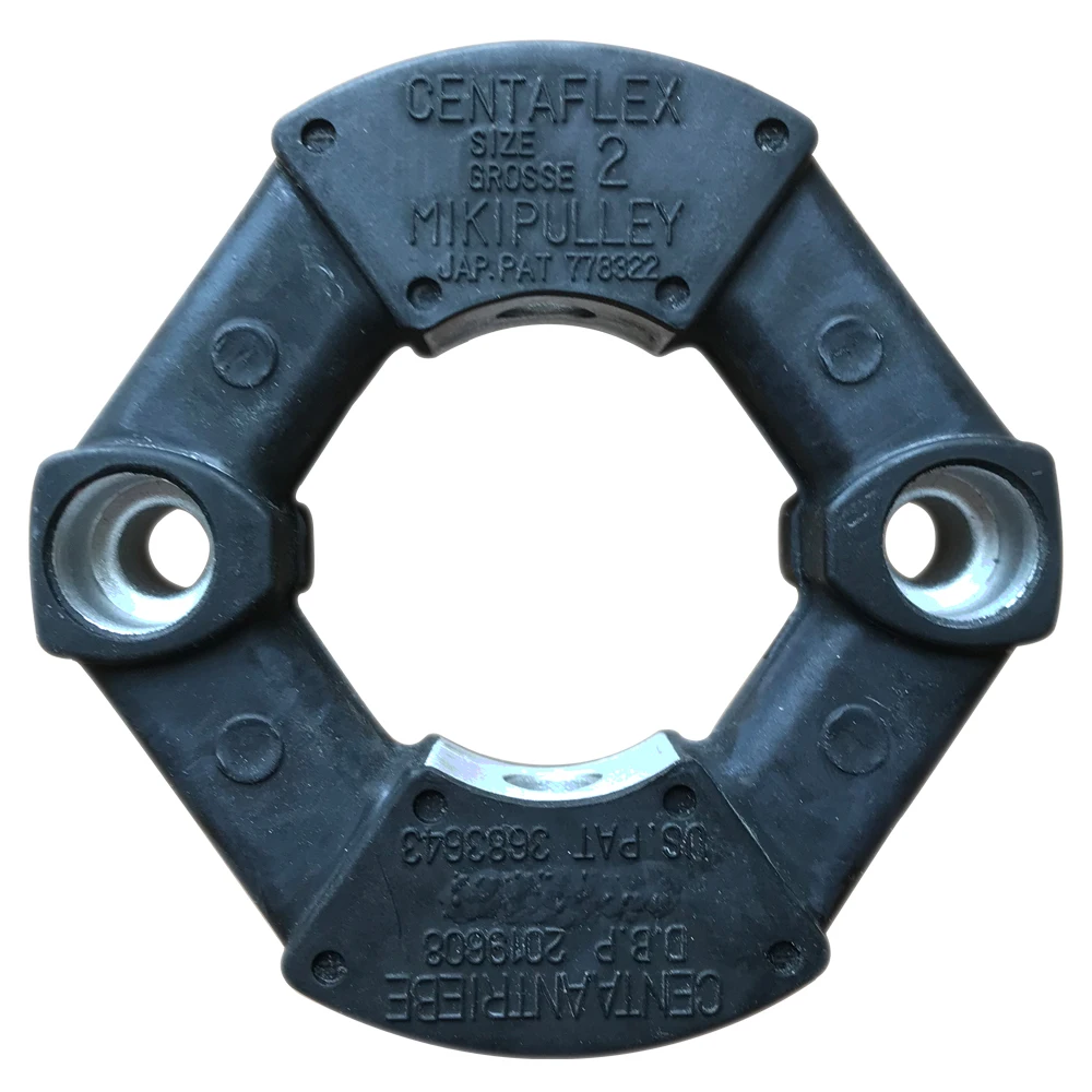 Centaflex Rubber SIZE 2（GROSSE 2） and JAPAN mikipulley Coupling 