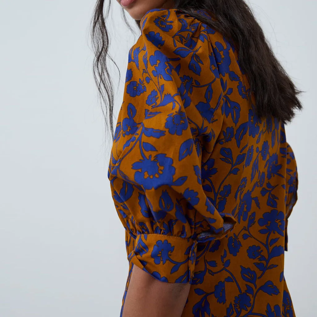 Najtaniej 2019 ZA nowo moda Vintage obcisła sukienka kobiety wczesna jesień Trendy Tie barwnik sukienka wesele sukienka bufiaste rękawy odzież