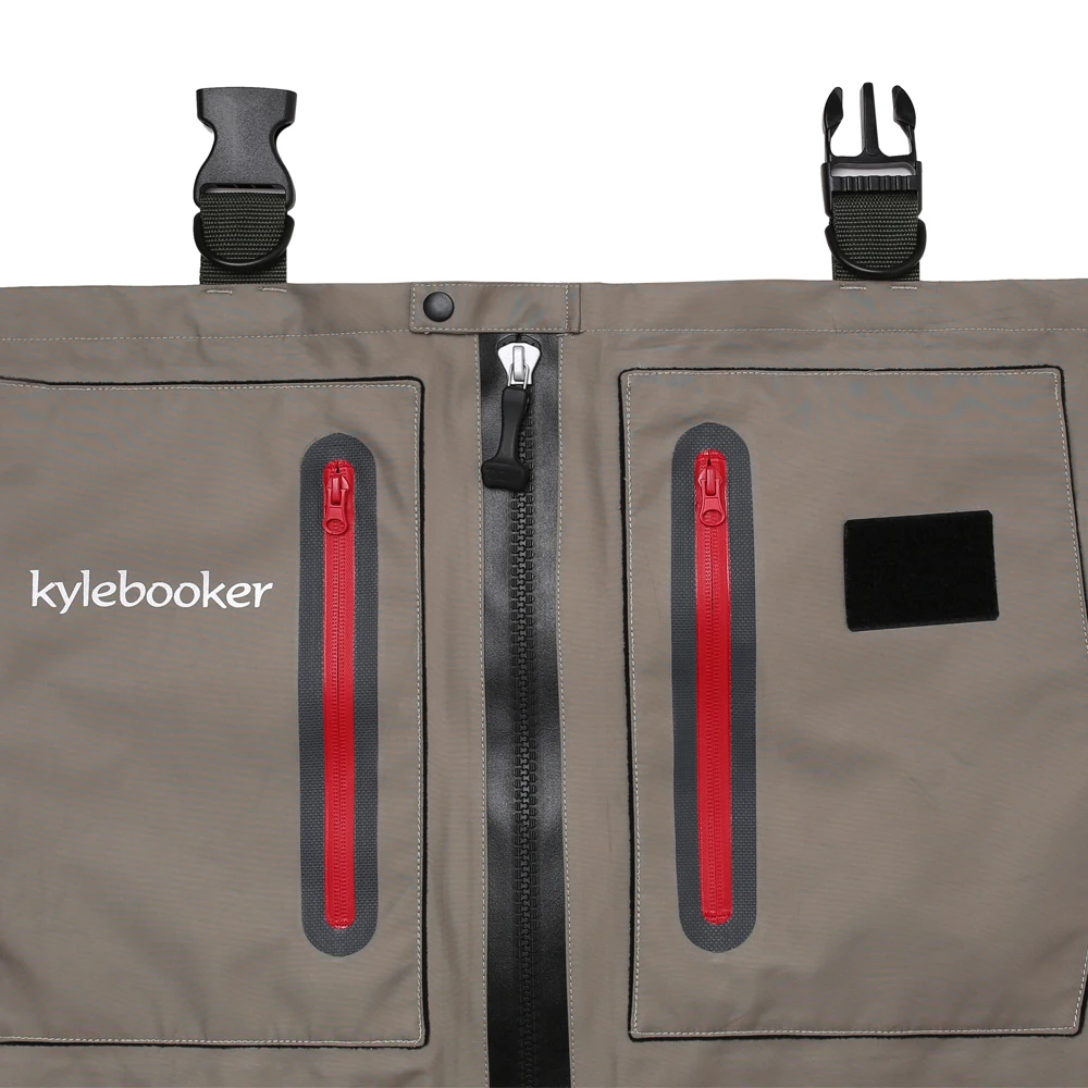 Fly Fishing Waders 5-Layer Zippered Chest Waders