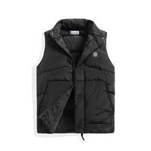 19 популярная брендовая металлическая Нейлоновая пуховая жилетка без рукавов, сохраняющая тепло переносная пуховая куртка STONEPIRATE