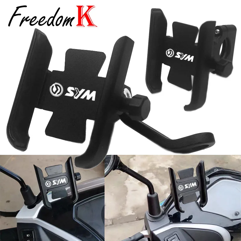 For SYM CRUISYM 125 180 300 GTS 250i 300i maxsym 400 600 jet 14 Motorcycle handlebar Mobile Phone Holder GPS stand bracket | Автомобили и