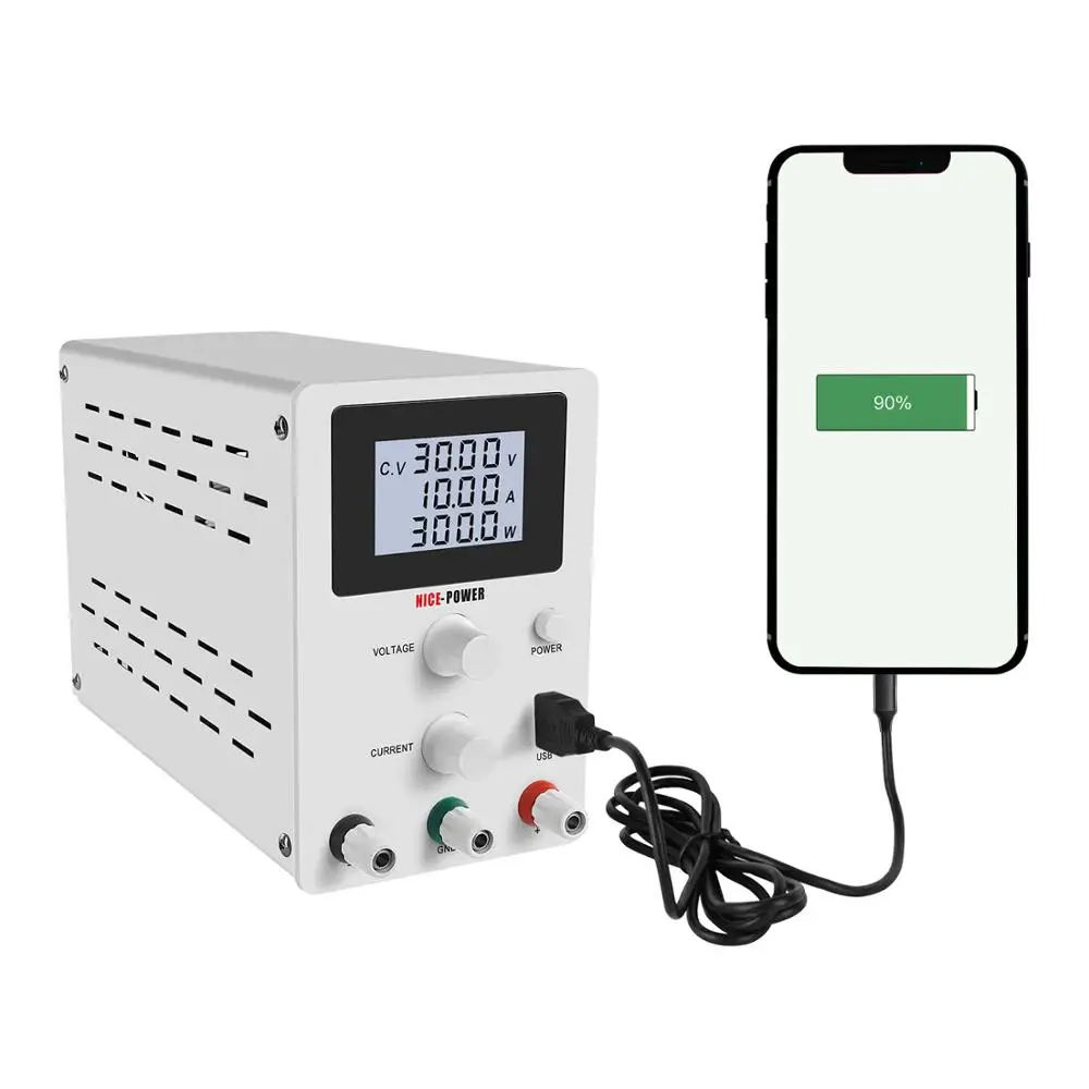 30V 10A Laboratory DC Power Supply Adjustable Switching Bench Source Digital Voltage And Current Regulator R-SPS Series 30 V