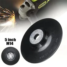 Support de disque en Fiber de résine M14, 5 ", 125mm, filetage avec écrou de blocage pour meuleuse d'angle, neuf et de haute qualité