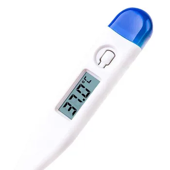 

Digital Thermometer Free LCD Show Reading Auto Replaceable Battery Body Fever Thermometer for Children Color Random