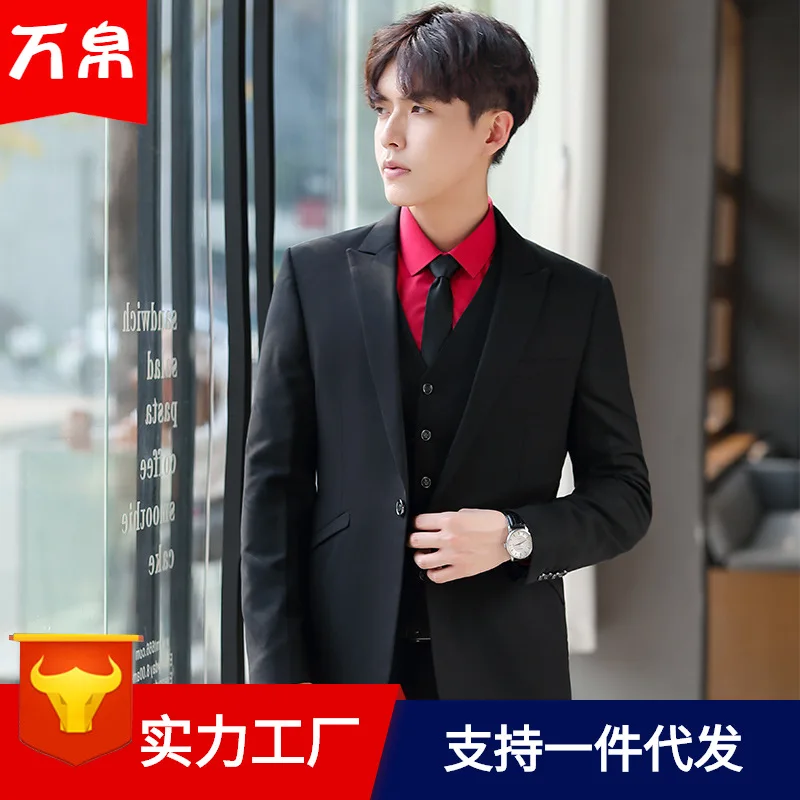 

2020 Spring And Summer Suit Striped Suit Men And Women Wear Workwear Set Suit Bank Work Clothes