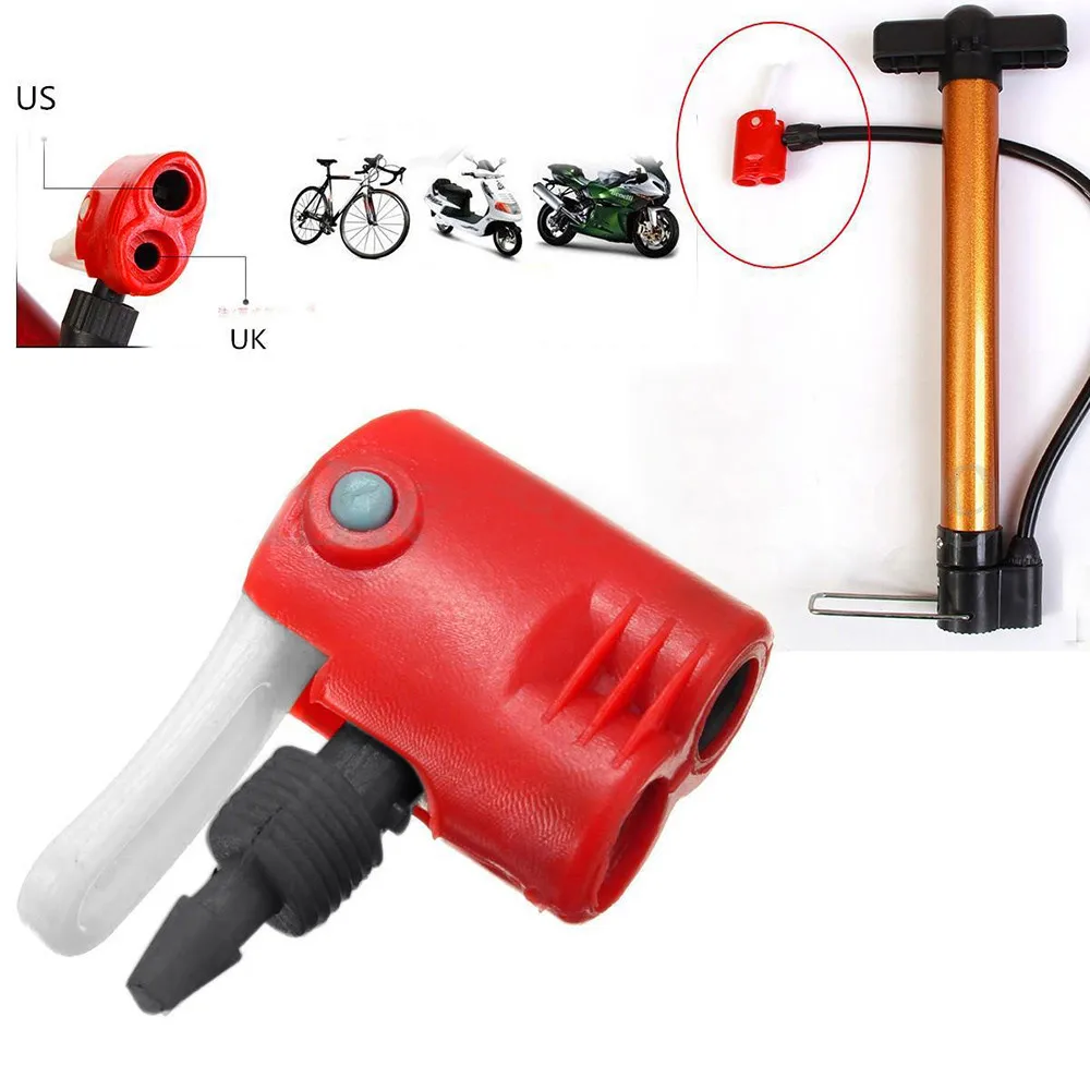 

Bicycle Bike Cycle Tyre Tube Replacement Dual Head Air Pump Adapter Valve bisiklet aksesuar camping cycling 2019 outdoor
