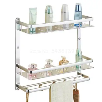 

Free Punch Bathroom Shelf Bathroom Wall Towel Towel Toilet Toilet Wall Cosmetic Storage Rack