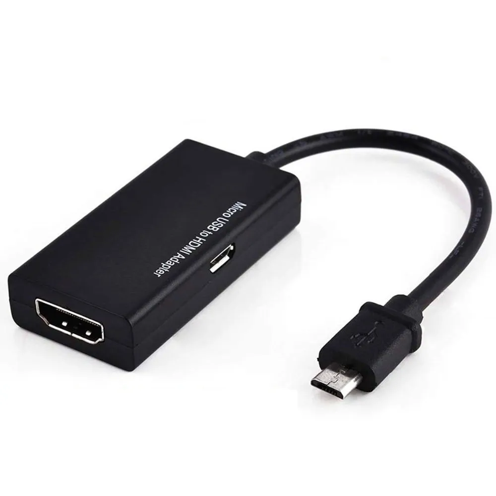 Micro USB 2,0 MHL к HDMI HDTV Кабель-адаптер кабель-переходник для мужчин и женщин HD 1080P для Android samsung htc LG HDMI конвертер