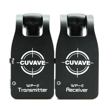 

Guitar Transmitter & Receiver for Electric Guitar Bass, Wireless Guitar System Built-in Rechargeable Battery Transmitter Receive