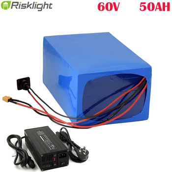 

60v 50ah ebike Rechargeable battery pack 1500w 2000W 2500W 3000W Electric Scooter Batteries 60v lithium e-scooter battery pack
