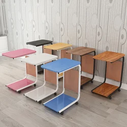 Konsola Meble mesas de centro minimalistas de madera para dormitorio, accesorios de almacenamiento de esquina móvil, ahorro de espacio, OC50BZ