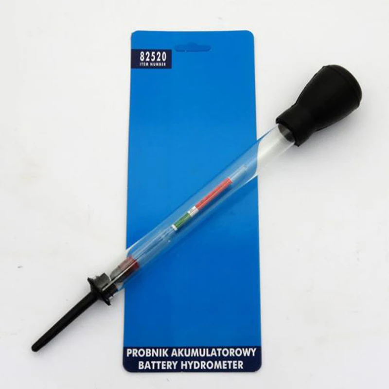 Hydrometer 1.10-1.30 Measuring Zone Practical Densitometer Electro-hydraulic Density Meter For Acid Alkaline Batterie