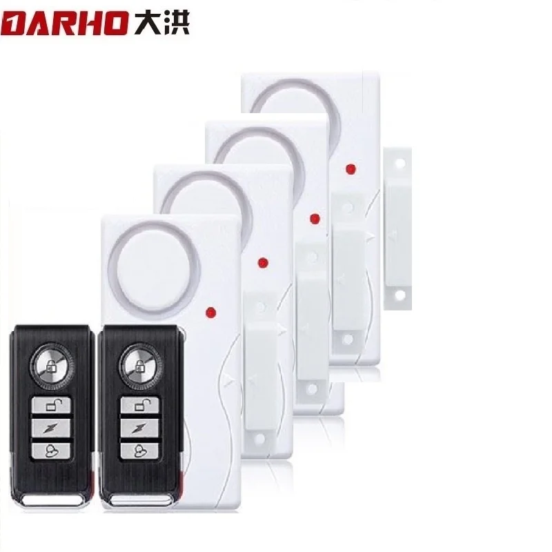 aliexpress.com - Darho Door Window Entry Security ABS Wireless Remote Control Burglar Alarm Magnetic Sensor Door Alert System Home Protection Kit