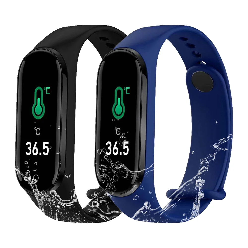 

M4Pro Smart Band 4 Sport Wristband Measurable Body Temperature Fitness BluetoothBlood Pressure Watches Fit Boys Girls Reloj
