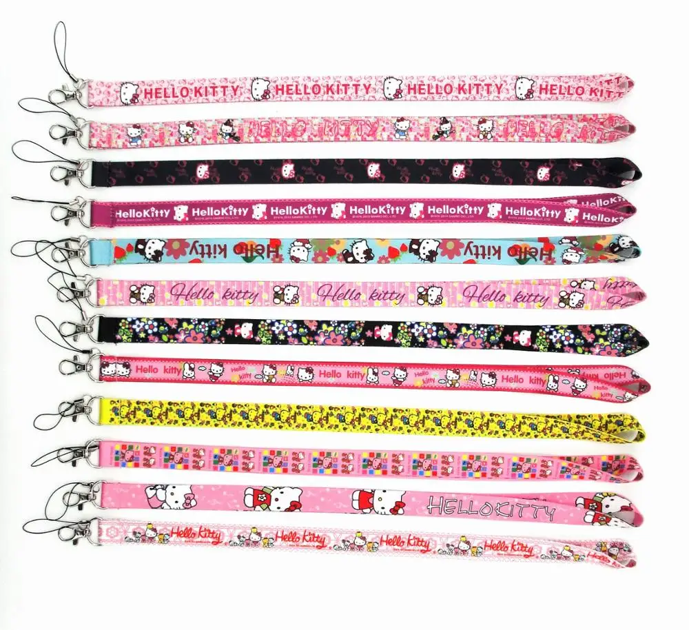 50PCS/HELLO KITTY mobile phone Tether Pink Pink
