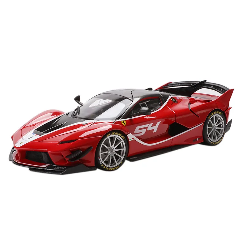 

High Quality Ferrari Fxxk Evo 1/18 Alloy Diecast Model Cars Simulation Miniature Cars Metal Mini Car Decoration Collection Toys