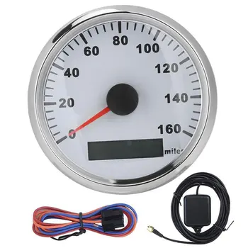 

85Mm Universal Gps Speedometer Waterproof Anti-Fog 316L Front Cover For Car Truck Motorcycle Speedometer