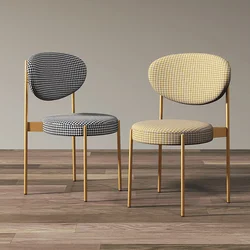 Silla de comedor con respaldo y Red para oficina, taburete sencillo y moderno para restaurante, Qiandaoge y Hotel, Color Rojo