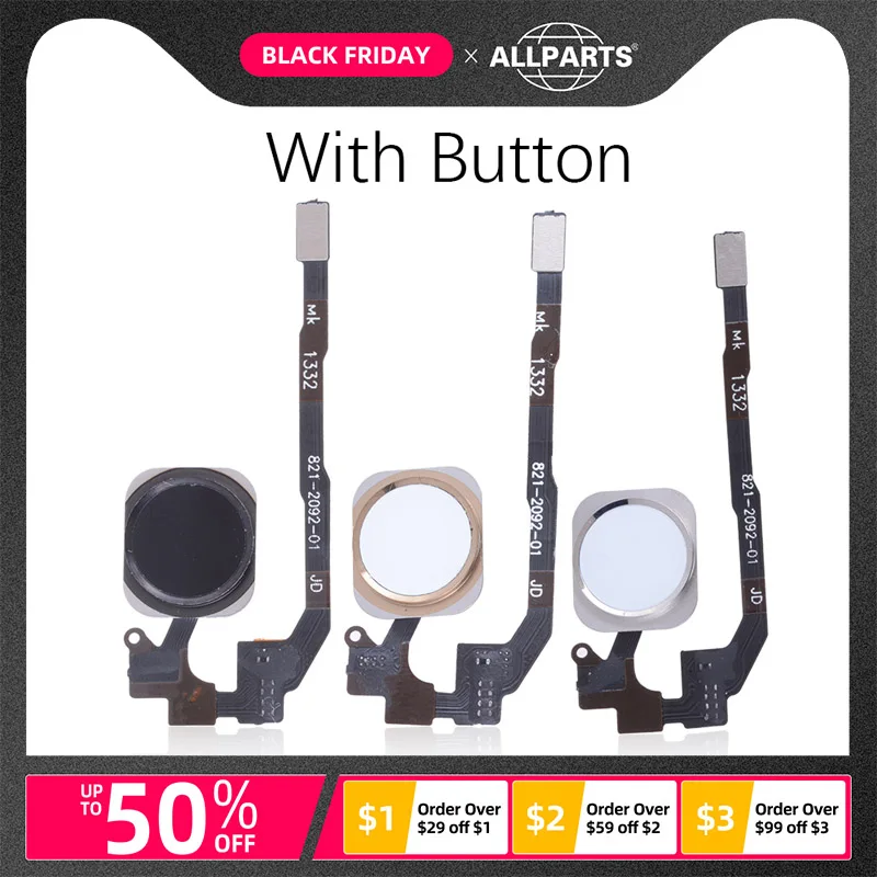 Home Button Flex Cable For iPhone 5S iPhone5S Menu Return Replacement Black White Gold |