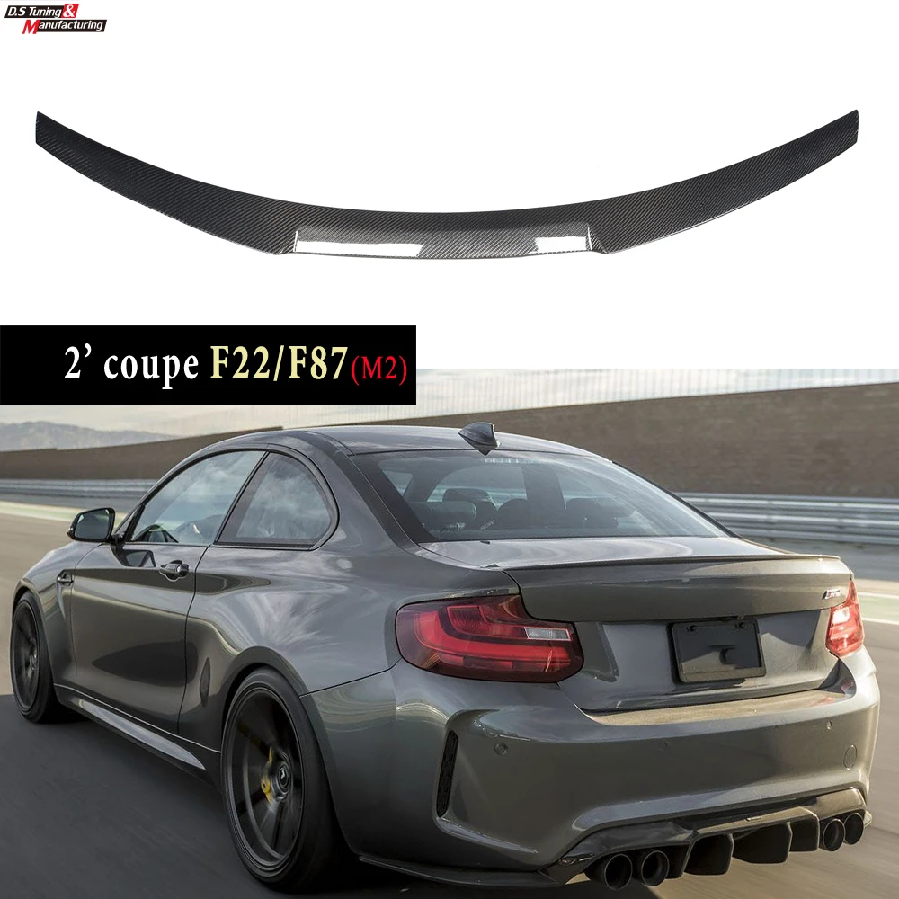 F22 спойлер из углеродного волокна крыло подходит BMW 2 серии F87 2014 2015 2016 2-двери купе
