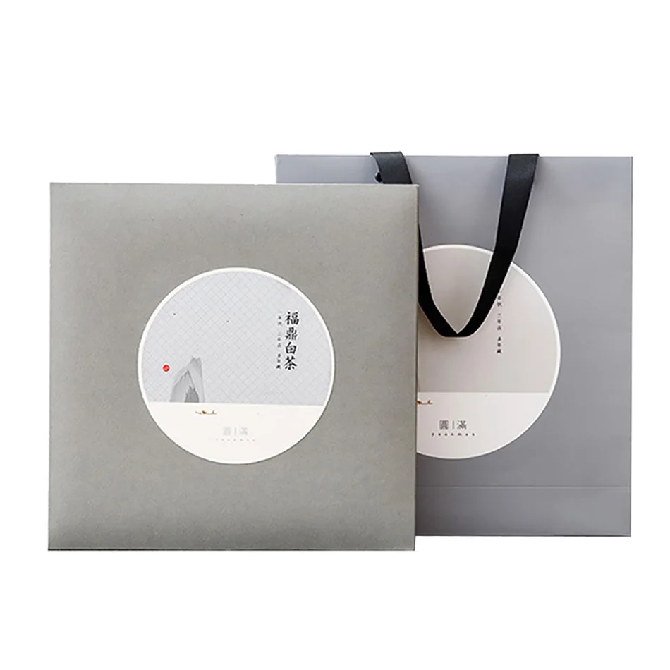 

Xin Jia Yi Packaging Rectangle Paper Puer Tea Cake Chinese Flower Tea Red Big Cardboard Tube Cosmetic Storage Exquisite Gift