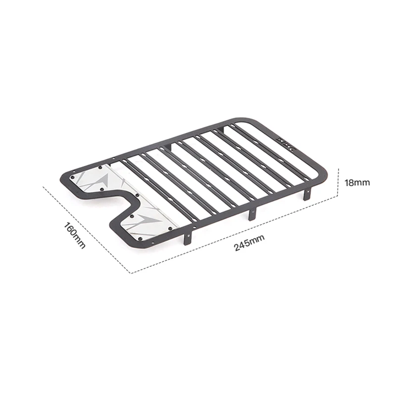 D1RC RC Remote Control Model Car Parts Thor KM Tank 300 Upgrade Accessories Metal Simulation Extended Luggage Rack Accessories 6