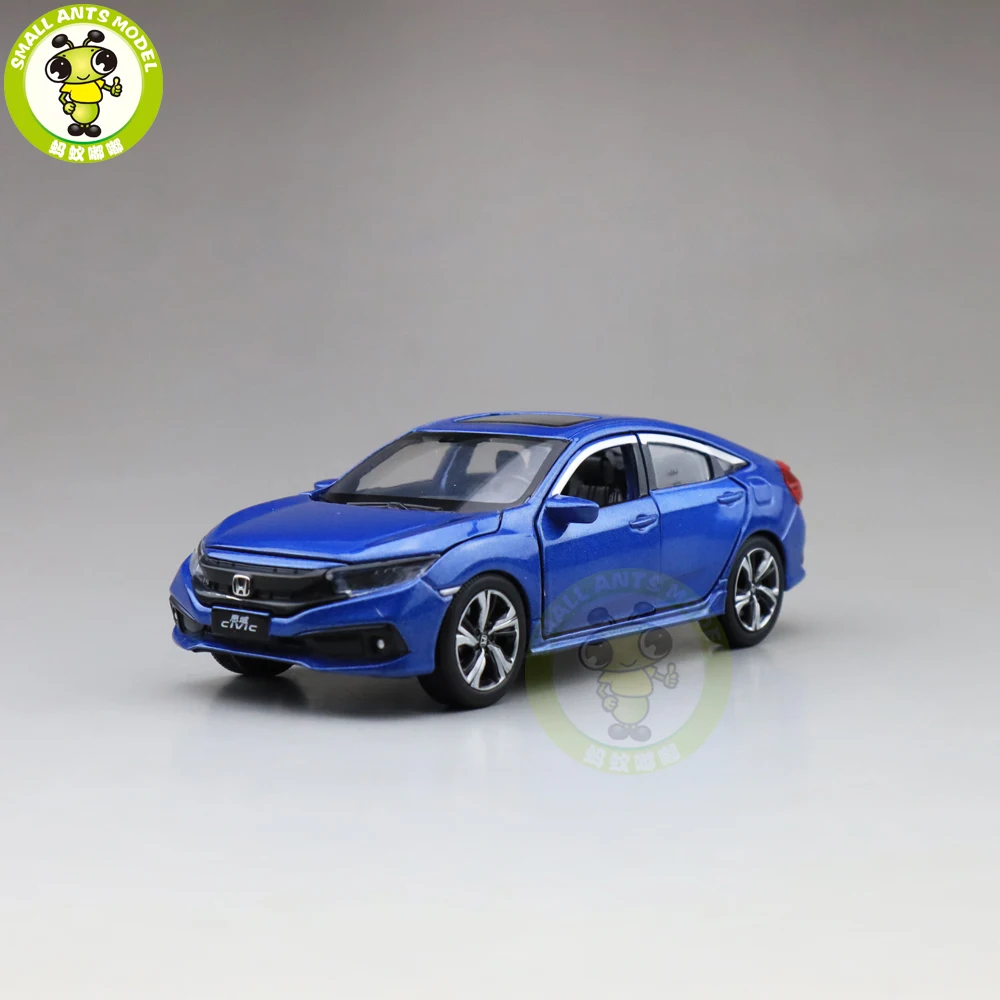 1/32 Jackiekim CIVIC литая под давлением Металлическая Модель автомобиля игрушки Дети Звук освещение подарки