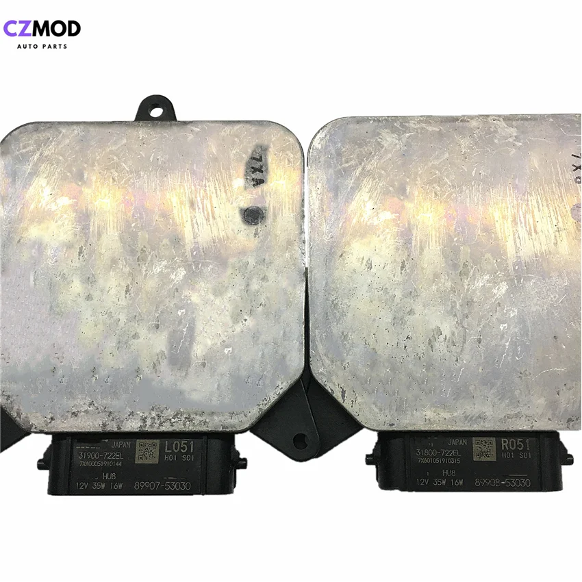 1 шт. CZMOD 89907-53030 L051 12 в головной светильник компьютерный светильник Модуль управления 31900-722EL HU8 левая сторона Подержанные автомобильные аксессуары