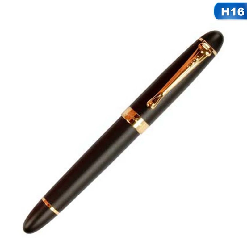 H16 Высококачественная металлическая Модифицированная каллиграфия Caneta, круглый корпус, Цветок, английская авторучка, канцелярские принадлежности, перьевая ручка - Цвет: H16