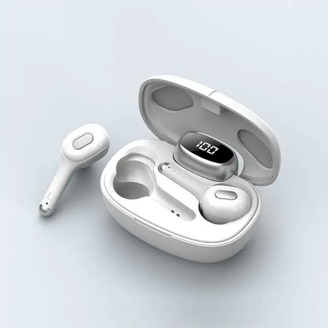 T9S TWS Bluetooth Наушники Беспроводные спортивные наушники BT 5,0 наушники-вкладыши поддержка бинауральных HD звонков с 380 мАч зарядным устройством - Цвет: white