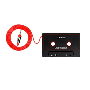 

Audio Stereo Universal 3.5 Mm MP3 CD Player Aux Portable For Phone Plastic Convert Car Cassette Tape Adapter