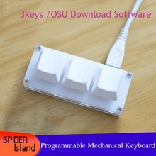 Teclado mecânico com software osu! Teclado para o teclado do jogo da chave do windows 3 que programa a troca quente para o atalho ps/sorteio