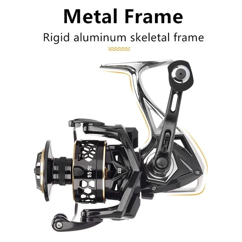 Teben-スピニングメタルフィッシングリールgtsiii,塩水釣り,左右利き