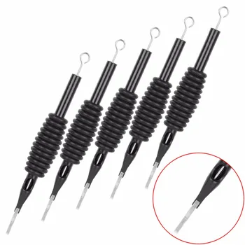 

10pcs RL RS M1 M2 F Tattoo Needle Sterile Disposable Tattoo Nozzle Needle Tube and Tips Grip Tattoo Gun Supplies Machine