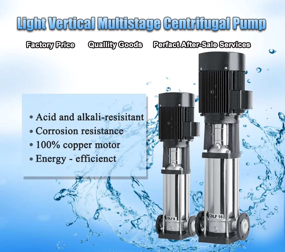 EPCB High Quality Multistage Centrifugal Pump Vertical Water Pump for Farmland Irrigation
