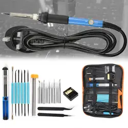 Kit de fer à souder électronique à température réglable, 60W, outil pour laboratoire, atelier, Applications domestiques 
