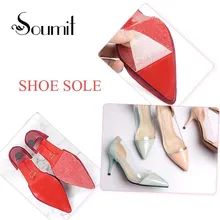 Soumit наклейка на подошву Нескользящая лента прозрачная самоклеящаяся обувь заземление захваты для высоких каблуках Outsoles Протектор подошвы вставки