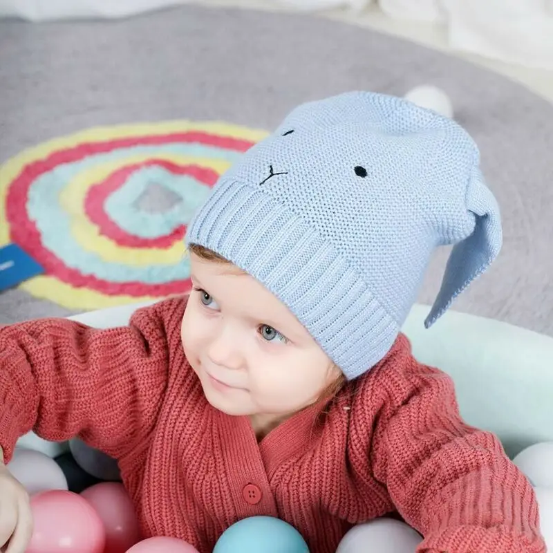 Boys Stocking Hats 2-Pack Kids' Winter Beanies Stretchy Knit