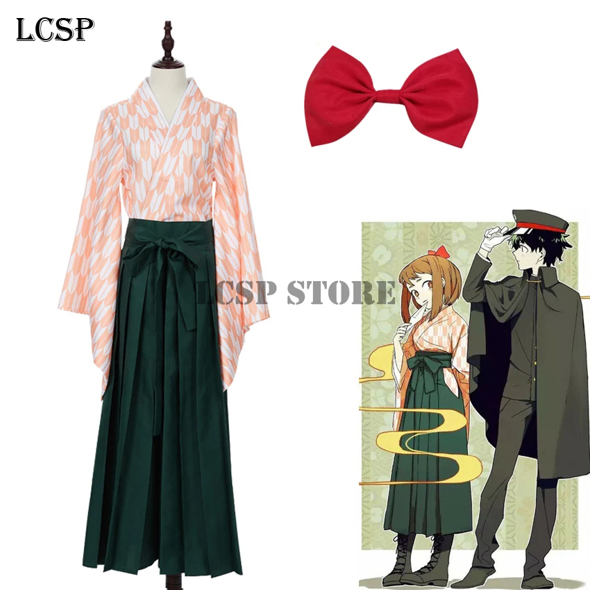 LCSP My Hero Academy OCHACO URARAKA японский костюм для косплея Аниме кимоно полный комплект