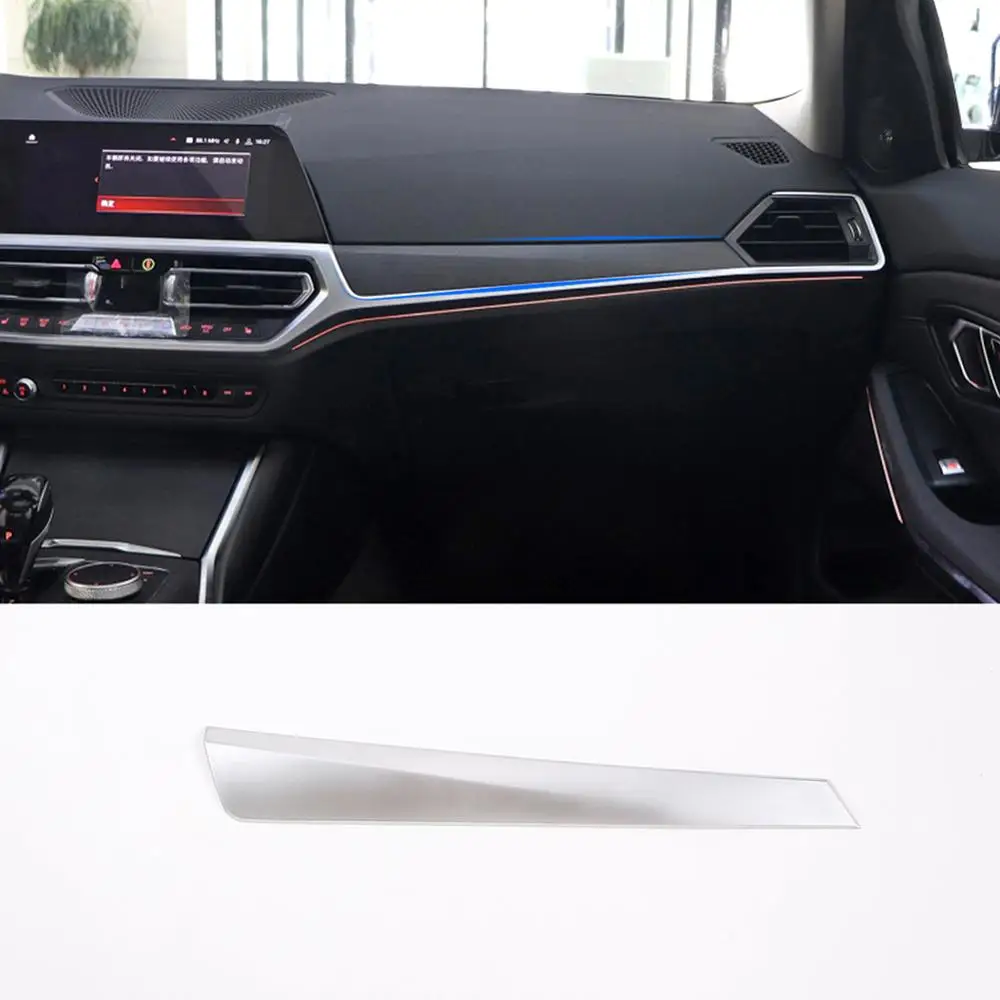 Внутренние молдинги для BMW G20 G28 325li 3 серии 2019 2020 год ABS хром центральный инструмент