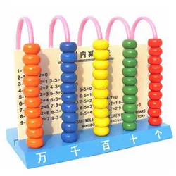 Детский мини-5-Скорость счеты детское раннее детства небольшой счеты деревянный пазл для детей Обучающие игрушки напрямую от