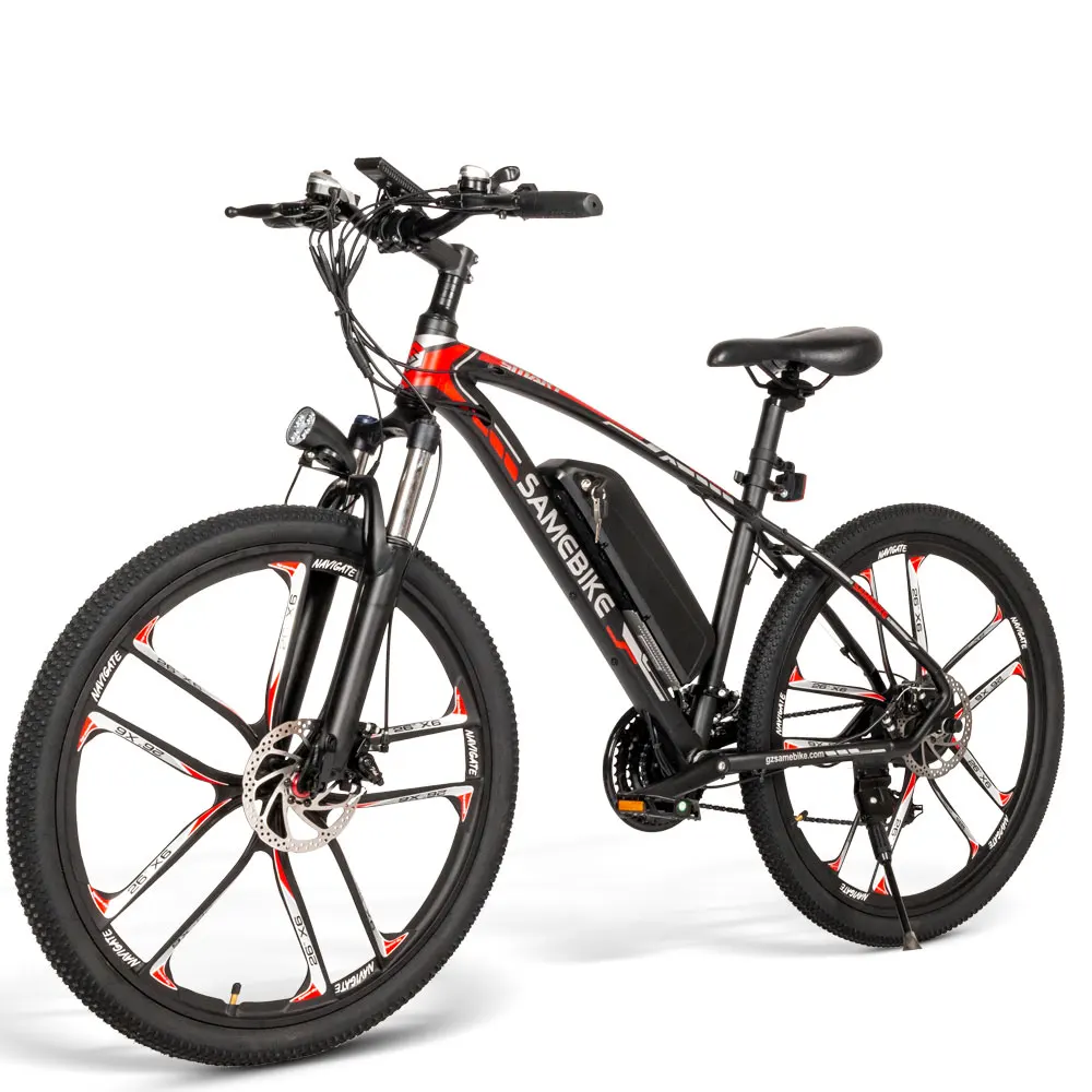 [ЕС Прямой] SAMEBIKE MY-SM26 350 Вт 48 В 8Ah 26 дюймов Электрический велосипед 30 км/ч Максимальная скорость 80 км пробег Максимальная нагрузка 150 кг Электрический велосипед