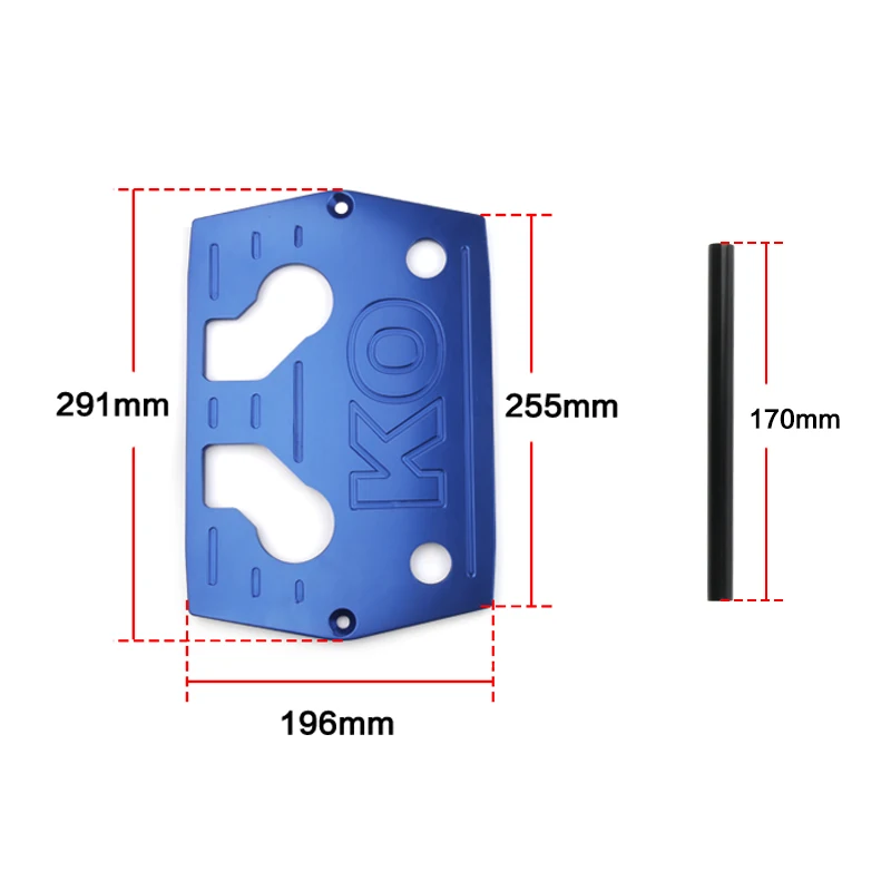 OPTIMA POLISHED BILLET BATTERY HOLD DOWN TRAY GROUP 34 78 RED YELLOW BLUE TOP