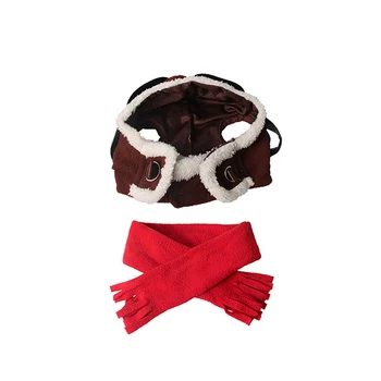 

Adjustable Pet Hats Cat Puppy Dog Costume Cosplay Pilot Hat Pet Products For Dogs Disfraz Perro