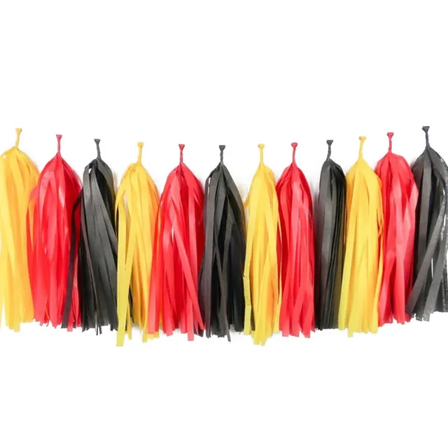 Mickey Mouse Party Baby Disposable Tableware Cup Cake Topper Ballon Boy and Girl Birthday Party Kids Party Supplie Color Decor 1pcs-tassel2