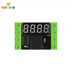 Kidsbits блоки кодирования I2C 4-разрядный TM1650 светодиодный сегментный дисплей модуль для Arduino