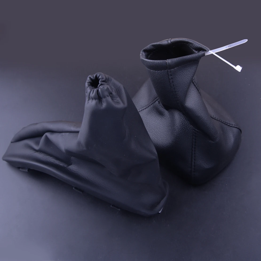 

CITALL Fit for Opel G Zafira A 1998-2004 Car Interior PU Leather Gear Stick Gaiter Boot & Parking Hand Brake Handbrake Cover